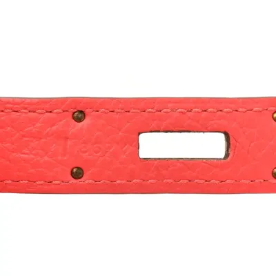 Hermès Birkin 35 Rose Jaipur Taurillon Clemence Leather Gold Hardware