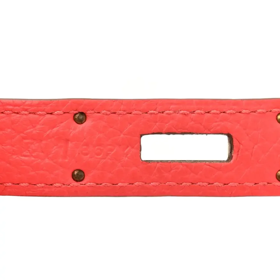 Hermès Birkin 35 Rose Jaipur Taurillon Clemence Leather Gold Hardware