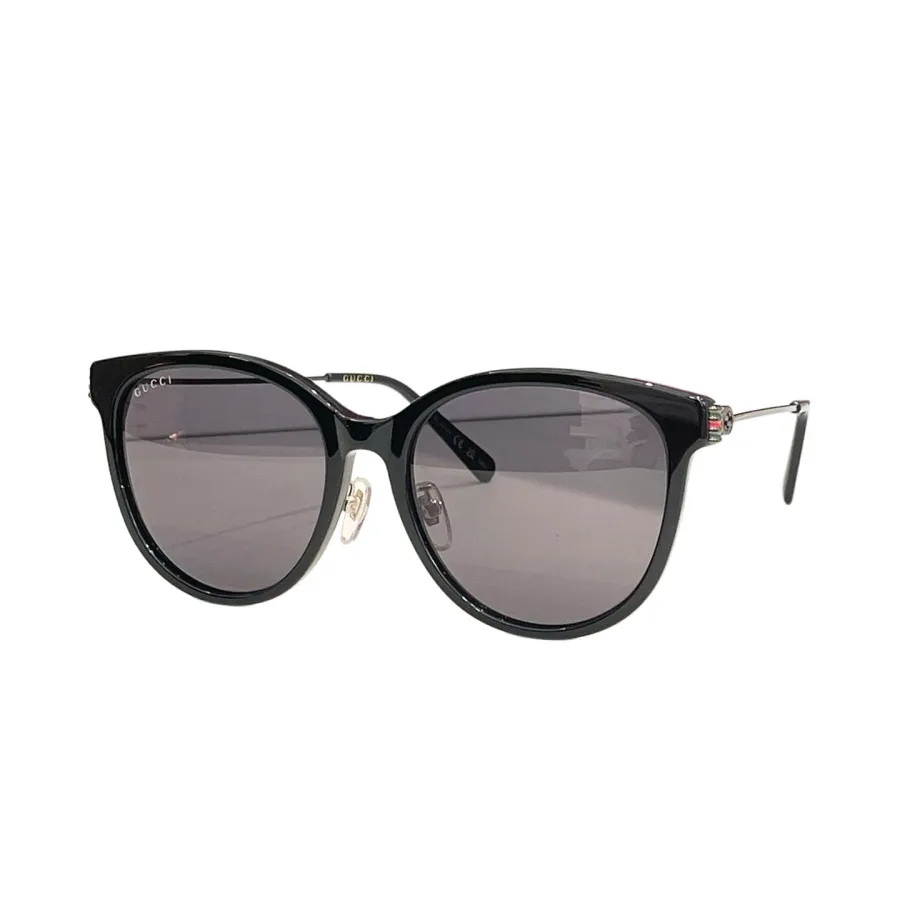 Gucci Boston frame glasses black gold/black silver/yellow leopard/leopard brown/grey purple color Size 56口18-145