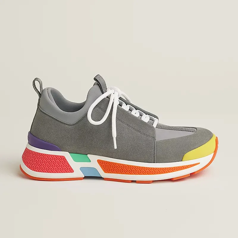 HERMES Just Sneakers Grey Sports Shoes
