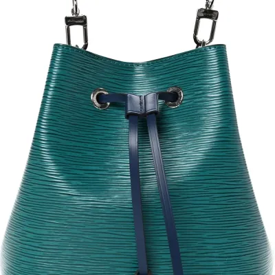 Louis Vuitton NeoNoe BB Emerald Green / Indigo Epi Leather Silver Hardware
