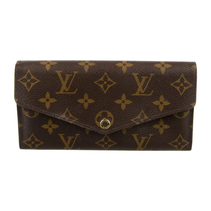 Louis Vuitton Medium Sarah Wallet Monogram Coated Canvas