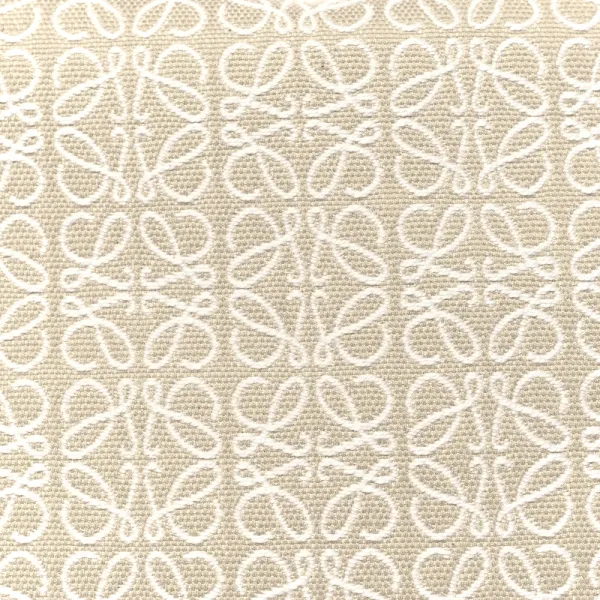 Loewe Cubi Bag Small Ecru Tan Jacquard Anagram Calfskin Leather - Image 8