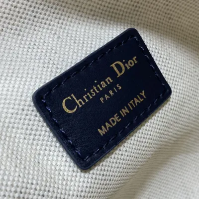 Dior Small D-Journey Bag in Blue Dior Oblique Jacquard Gold Hardware