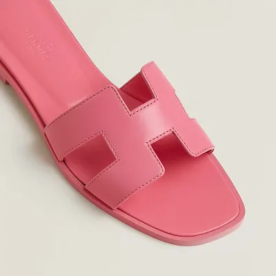 HERMES Oran pink Slippers