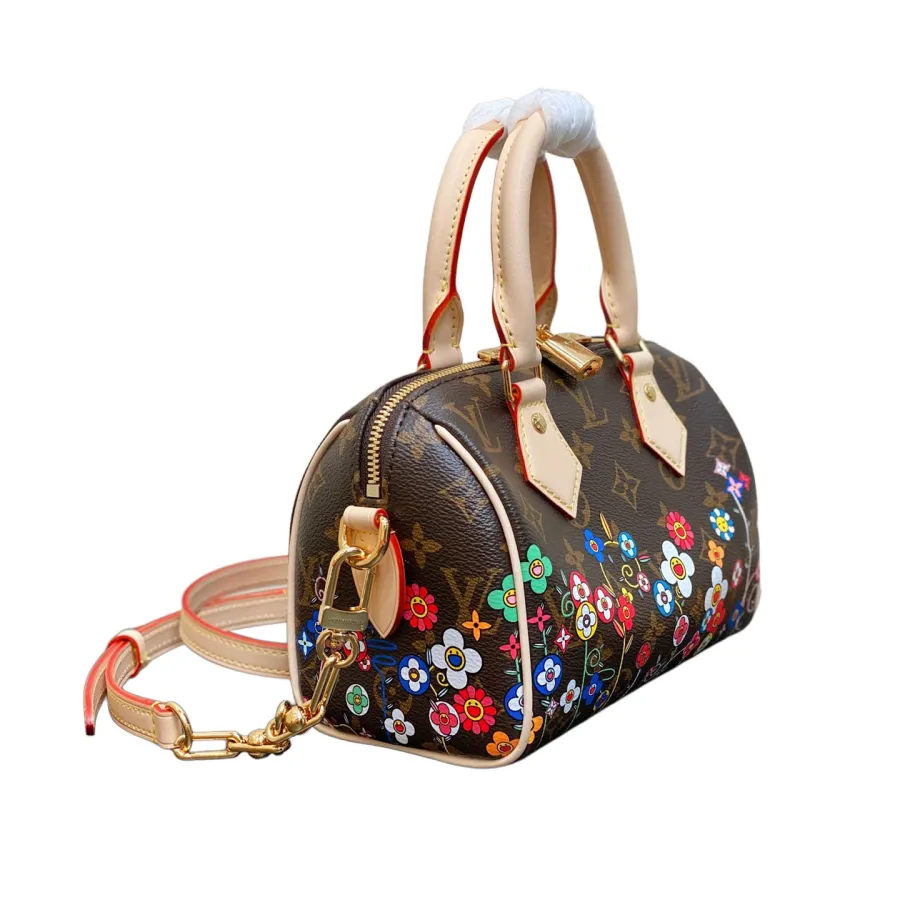 Louis Vuitton x Murakami Takashi Speedy Bandouliere 20 Monogram Gold Hardware