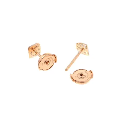 HERMES HERMES Crew de H Stud Earrings