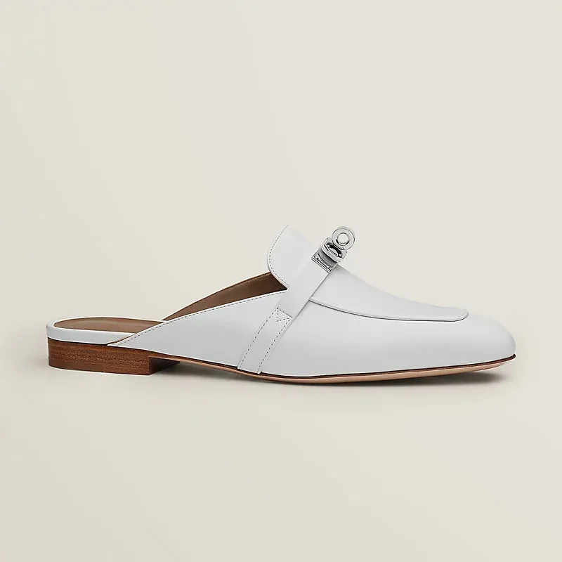 HERMES Oz Mule white Slippers