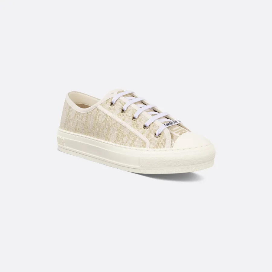 Dior thick sole Beige print sneakers