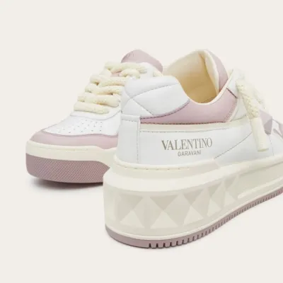 VALENTINO ONE STUD XL Women's sheepskin sneakers