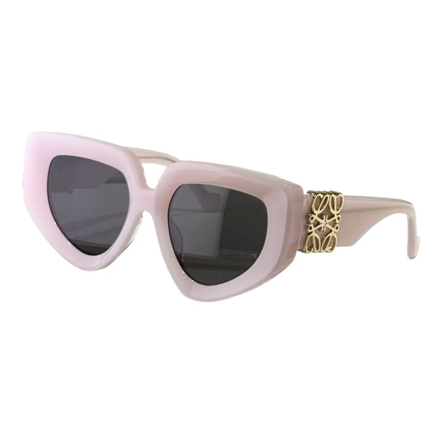 Loewe glasses grey/pink/tawny/leopard black/leopard brown/black silver/black gold/black brown color Size 51口19-145