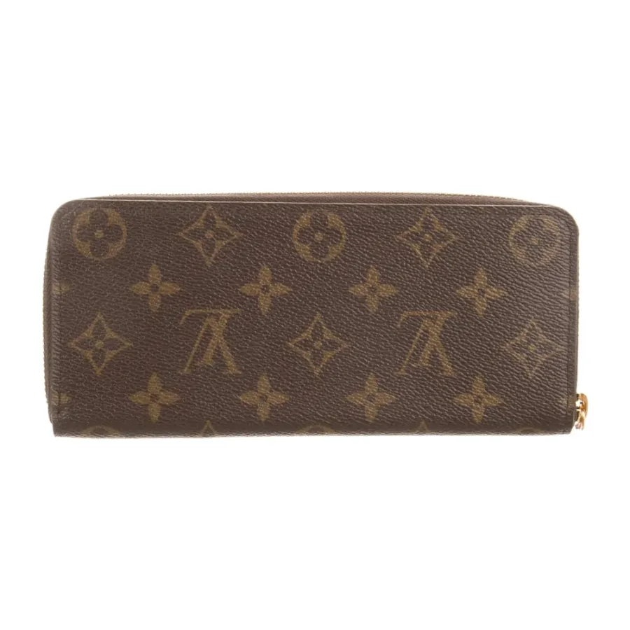 Louis Vuitton Clemence Wallet Monogram Canvas Gold Hardware