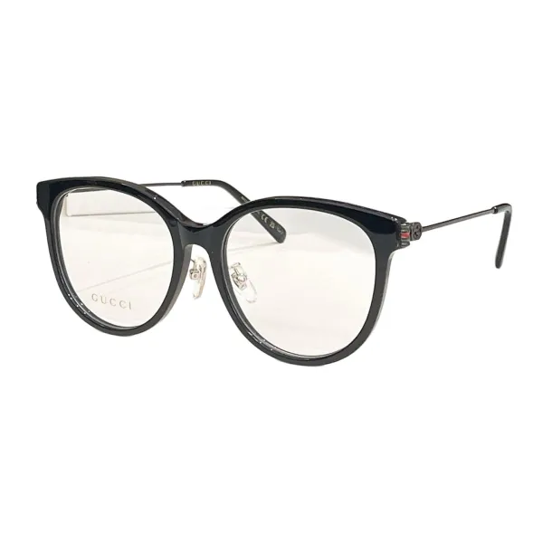 Gucci Boston frame glasses grey/black gold/black/leopard/yellow leopard color Size 56口18-145 - Image 5