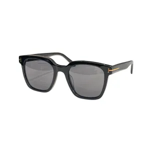 Tom Ford square frame glasses black/eggplant/rust black/leopard coral/leopard tawny/transparent grey color Size 53口22-145