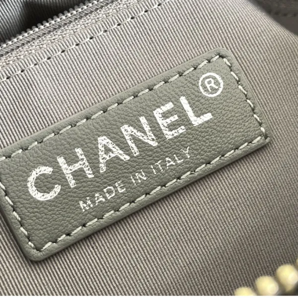 Chanel Grey Bag Quilted Calfskin Leather Shoulder Bags Crossbody Bags - Image 8