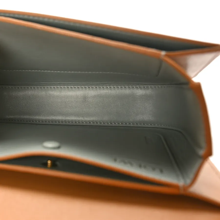 Loewe Goya Bag Mini Warm Desert Silk Calfskin Leather Gold Hardware