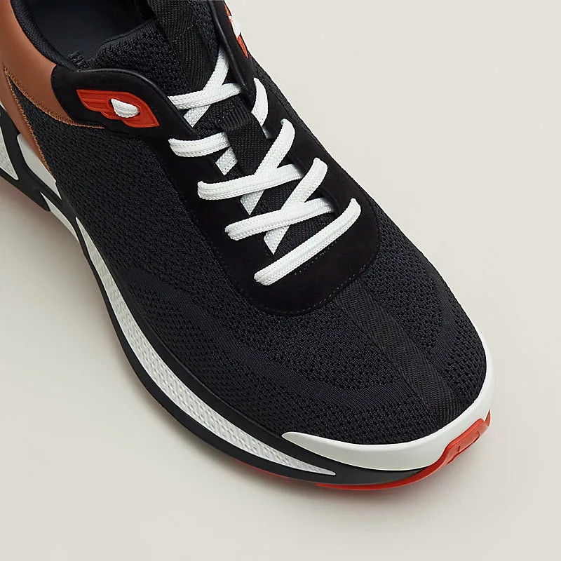 HERMES Heros Sneakers Black Sports Shoes