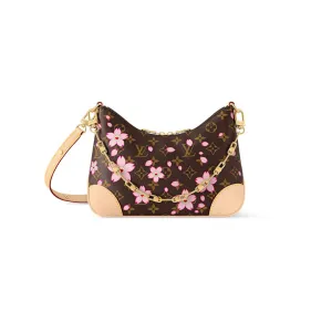 Louis Vuitton x Murakami Takashi Boulogne Sakura Brown Monogram Canvas Gold Hardware