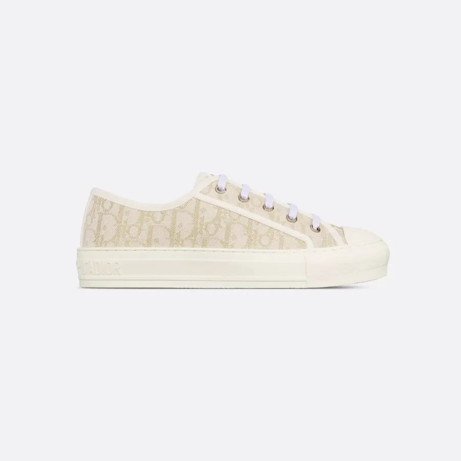 Dior thick sole Beige print sneakers