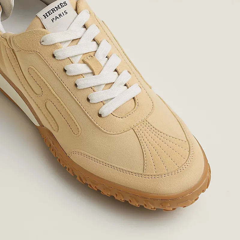 HERMES Jet Sneakers Yellow Sports Shoes