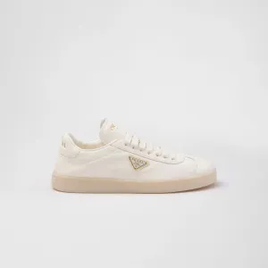 PRADA white leather sneakers
