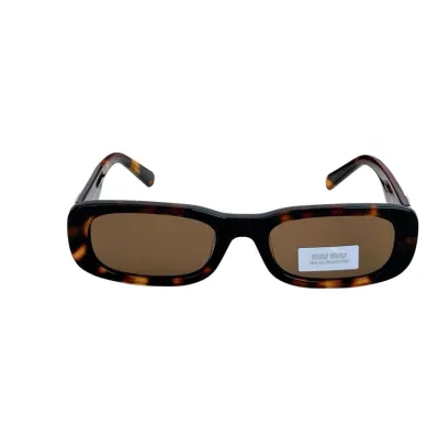 Miu Miu Wrap glasses leopard/white/apricot/black color Size 53口20-140