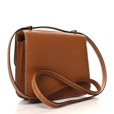 Hermès Constance 18 Brown Epsom Leather Rose Gold Hardware