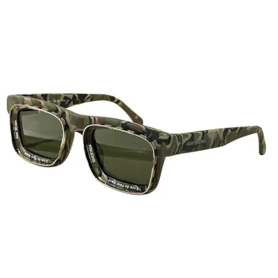 Louis Vuitton square frame glasses yellow/red/blue/green/jasmine/chamoisee/black/camouflage/leopard color Size 50-24 145