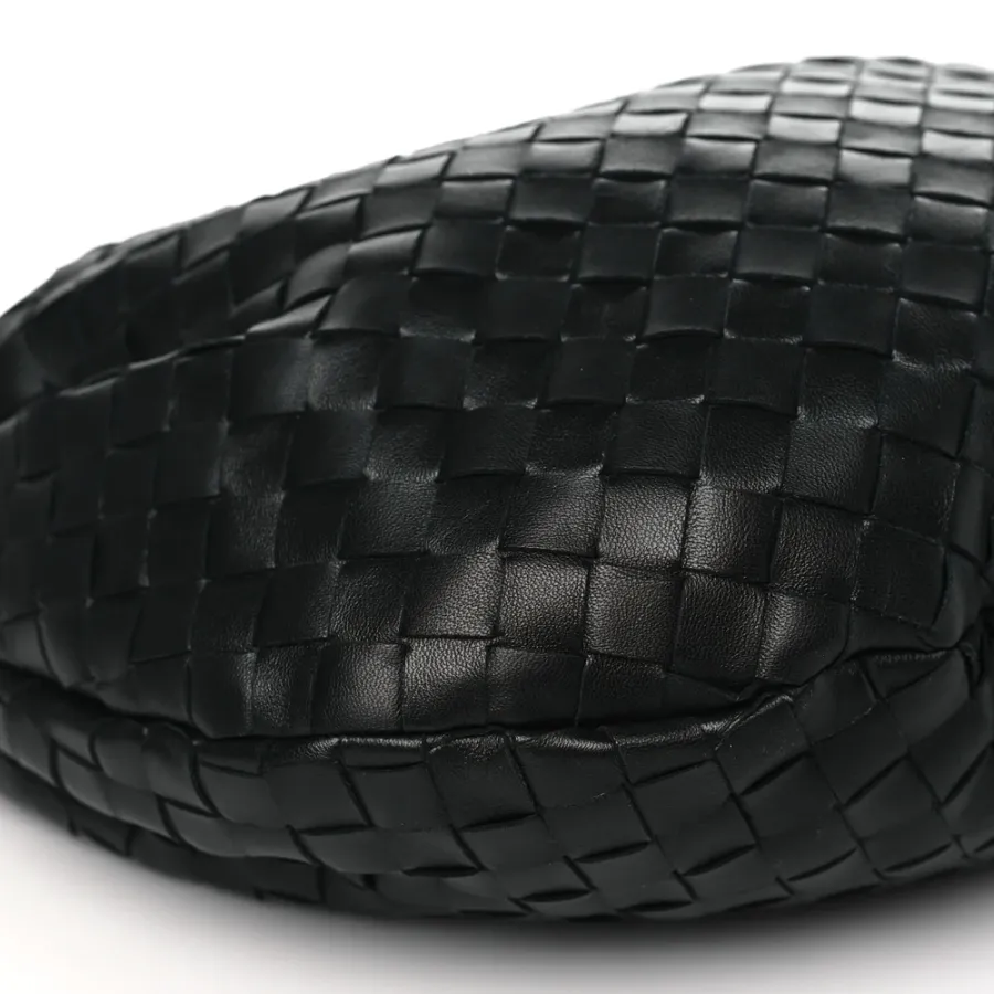 Bottega Veneta Small Intrecciato Jodie Black Nappa Leather