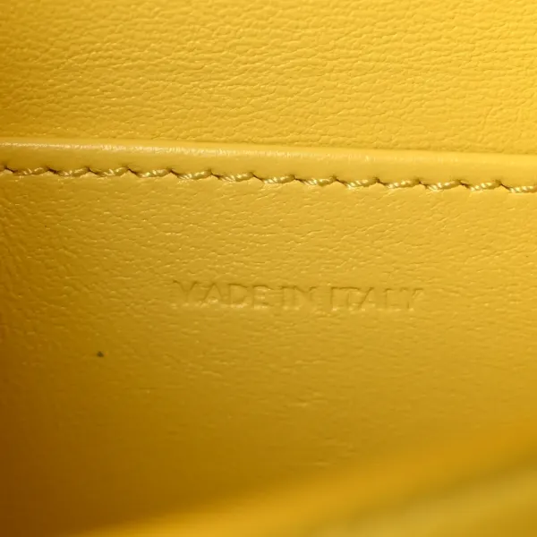 Celine Small Teen Classic Box Flap Bag Yellow Box Calfskin Leather Gold Hardware - Image 8