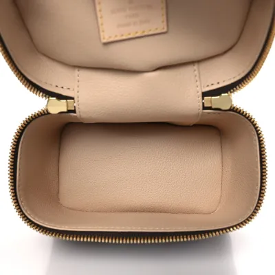 Louis Vuitton Nano Nice Monogram Canvas Gold Hardware