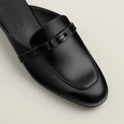 HERMES Oz Mule black Slippers