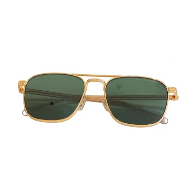 Louis Vuitton Aviator glasses gold/black/purple color Size 51口20-140