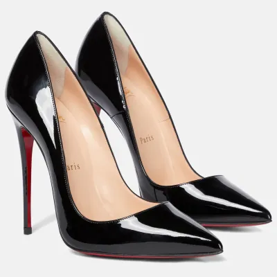 Christian Louboutin Black patent stilettos