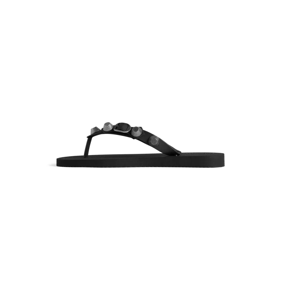 BALENCIAGA Black flip-flops Slippers