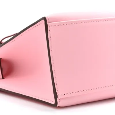 Hermès Kelly Pochette Clutch Rose Sakura Swift Leather Silver Hardware