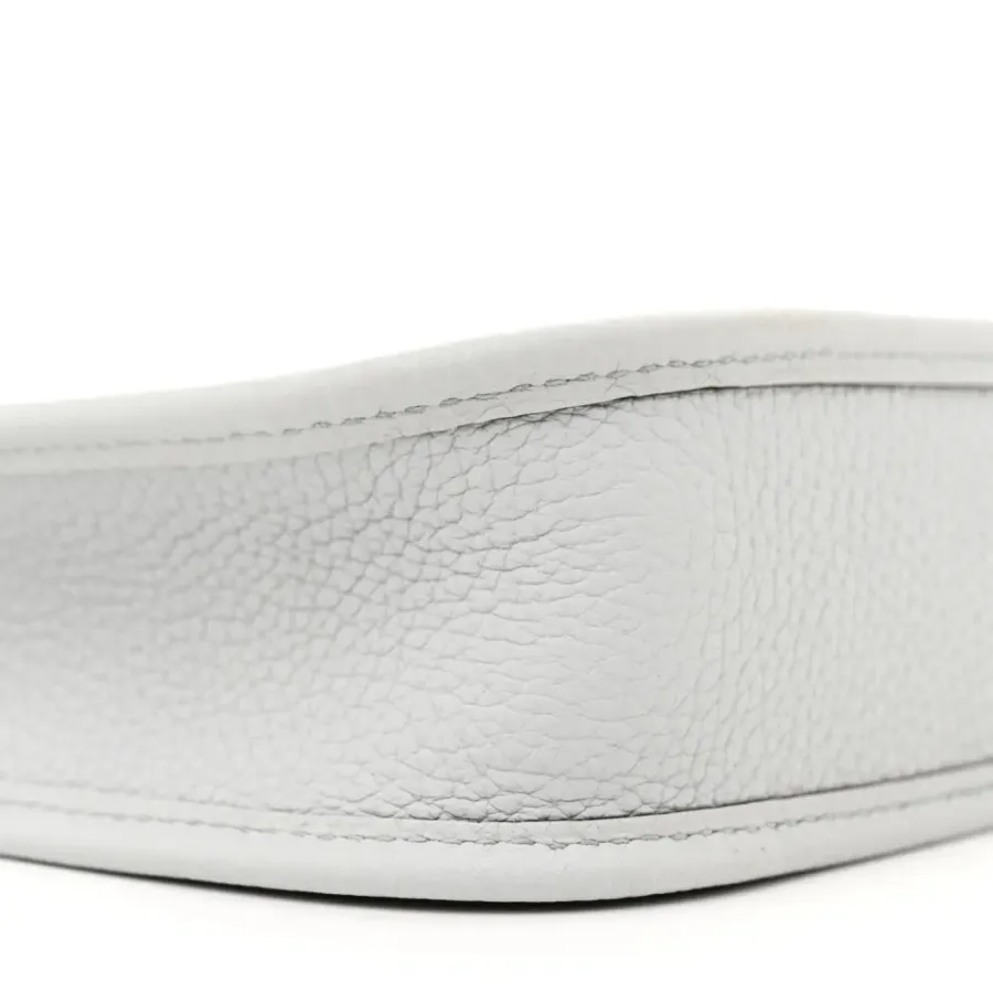 Hermès Amazone Evelyne TPM Bleu Pâle / Étain Taurillon Clemence Leather Palladium Silver Hardware