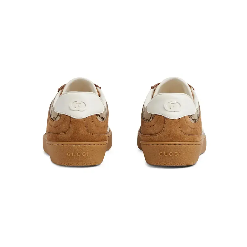 Gucci Ladies' double G brown sneakers