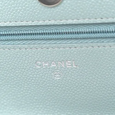 Chanel WOC in Light Blue – Quilted Elegance