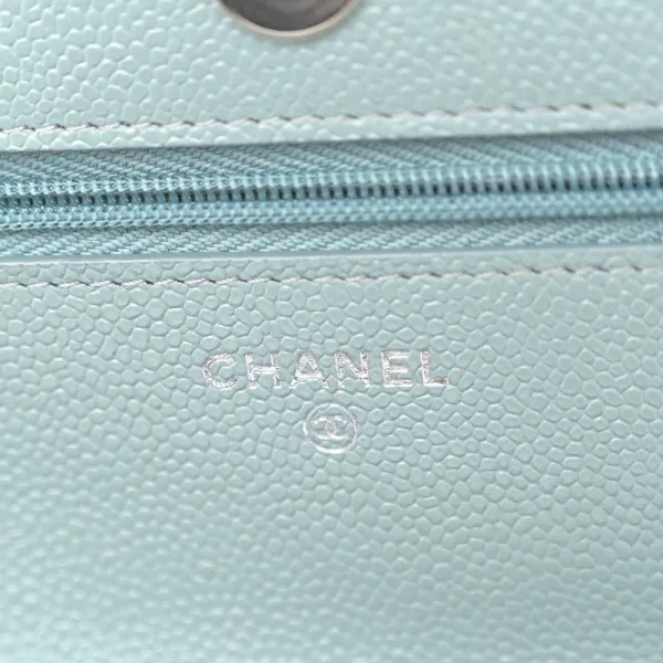Chanel WOC in Light Blue – Quilted Elegance - Image 2