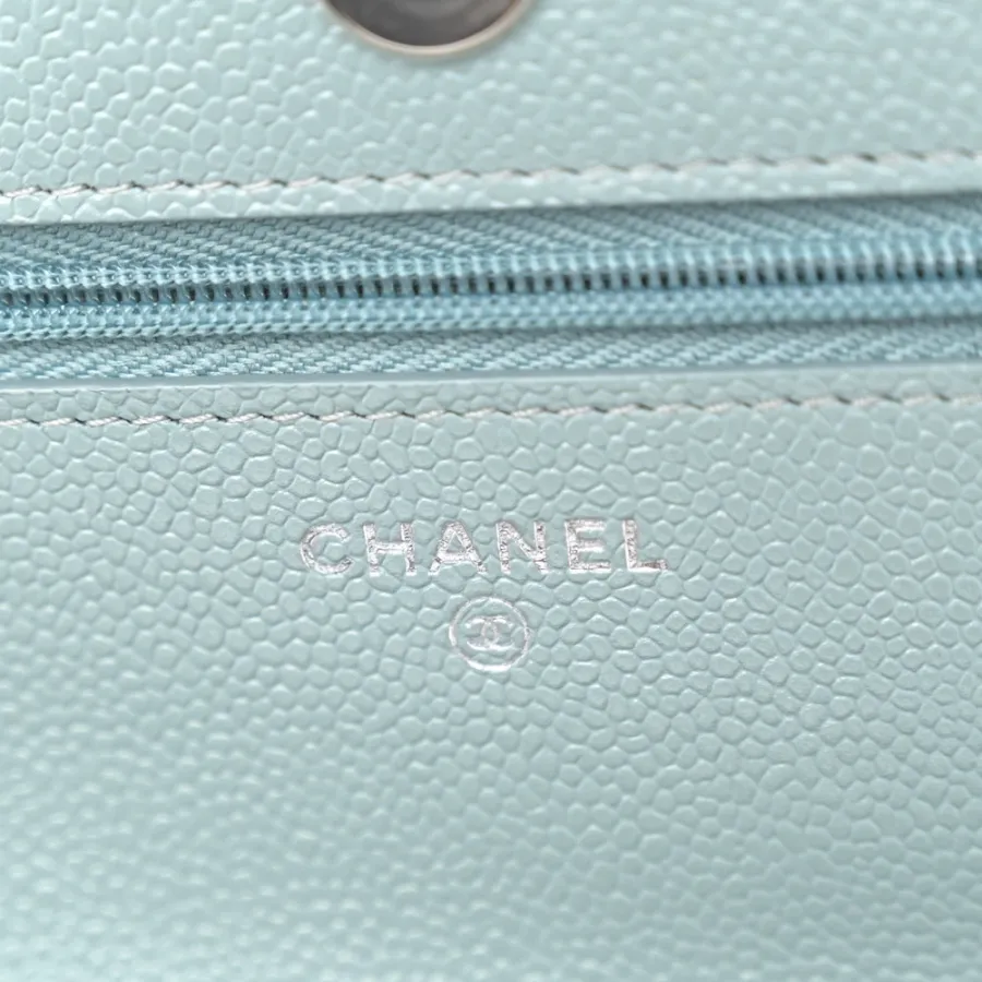 Chanel WOC in Light Blue – Quilted Elegance