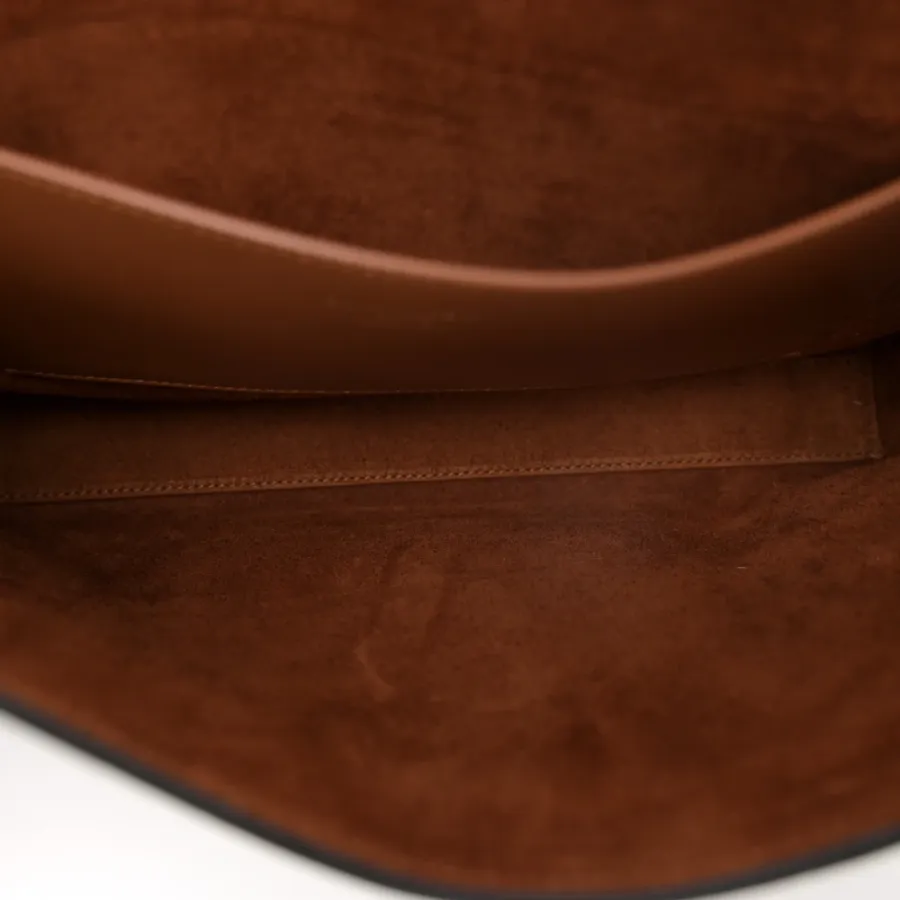 Saint Laurent Medium Kate Satchel Black Reversible Monogram Smooth Calfskin Leather & Suede Aged Gold Hardware