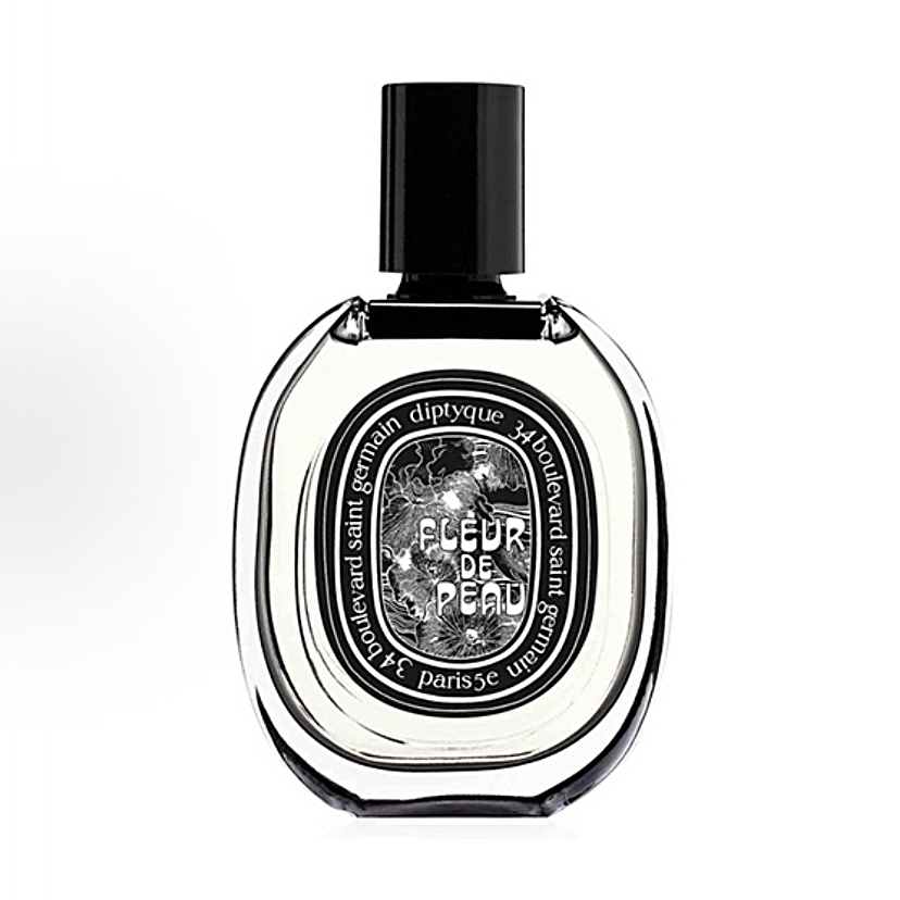 DIPTYQUE The Black Bottle FLEUR DE PEAU Feminino 75ml Fragrância (Edp)