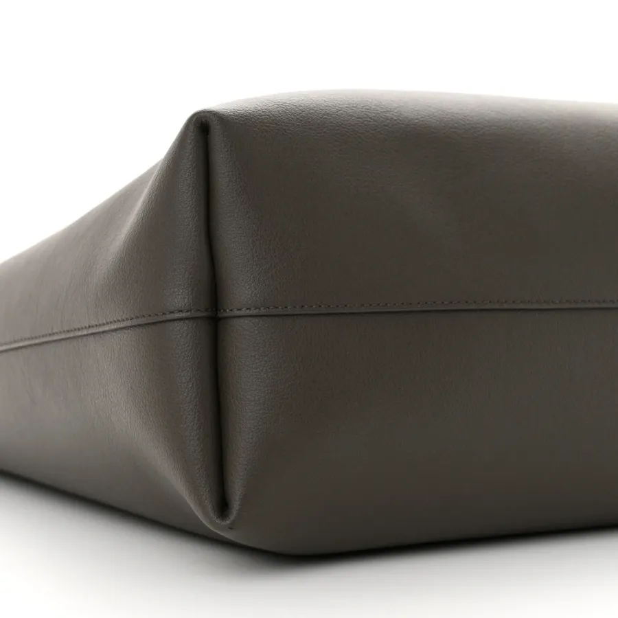 Saint Laurent Large Shopping Tote Pebble Calfskin Leather