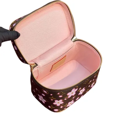 Louis Vuitton x Murakami Takashi Nice Mini Sakura Brown Gold Hardware