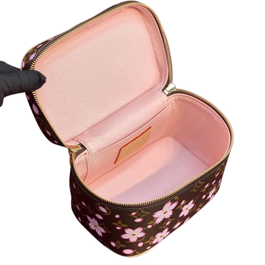 Louis Vuitton x Murakami Takashi Nice Mini Sakura Brown Gold Hardware