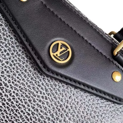 Louis Vuitton Biker PM Black Lambskin Leather Gold Hardware