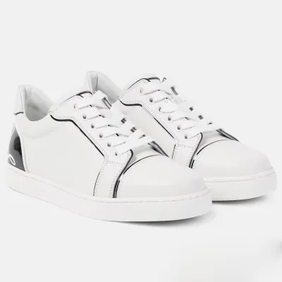Christian Louboutin White leather sneakers