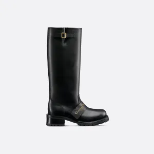 Dior black long boots