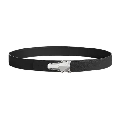 Hermès Men' s Destrier Buckle Reversible Belt In Black/Etoupe/Coffee/Brown/Blue Grained Calfskin With Silver Hardware 32mm